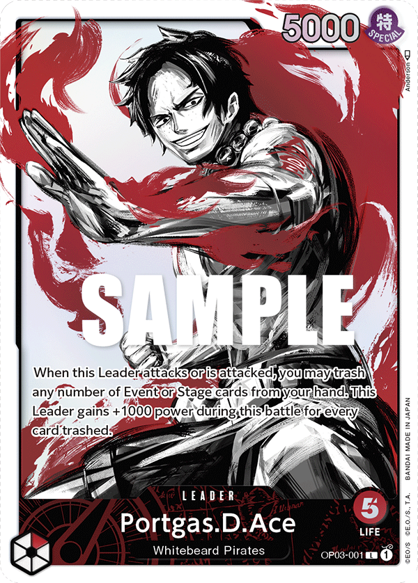 Portgas.D.Ace, illustrated by Makitoshi